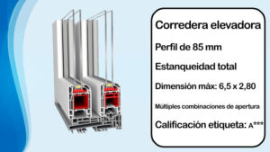 Ficha corredera elevadora