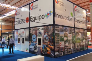 Stand de la feria de Muestras de Cerramientos Integrales