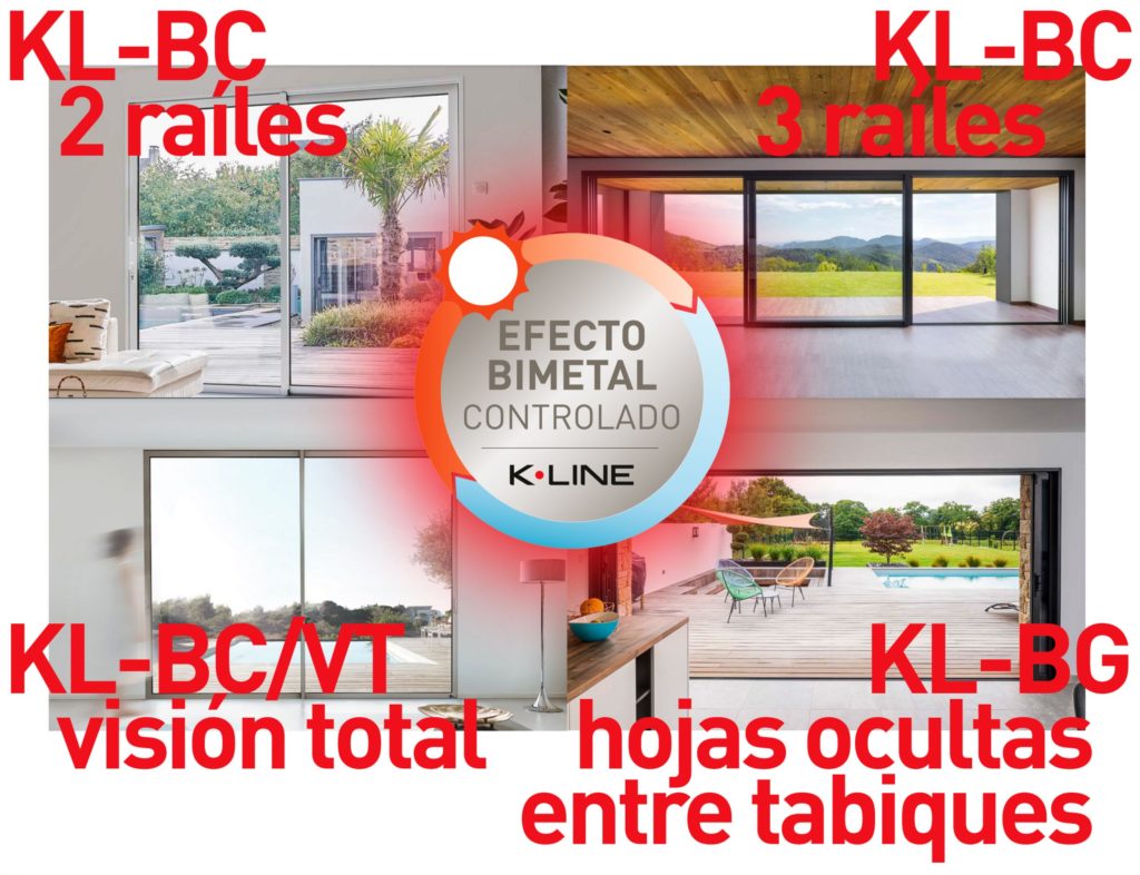 ventanas correderas de alto rendimiento térmico del mercado con efecto bimetal controlado