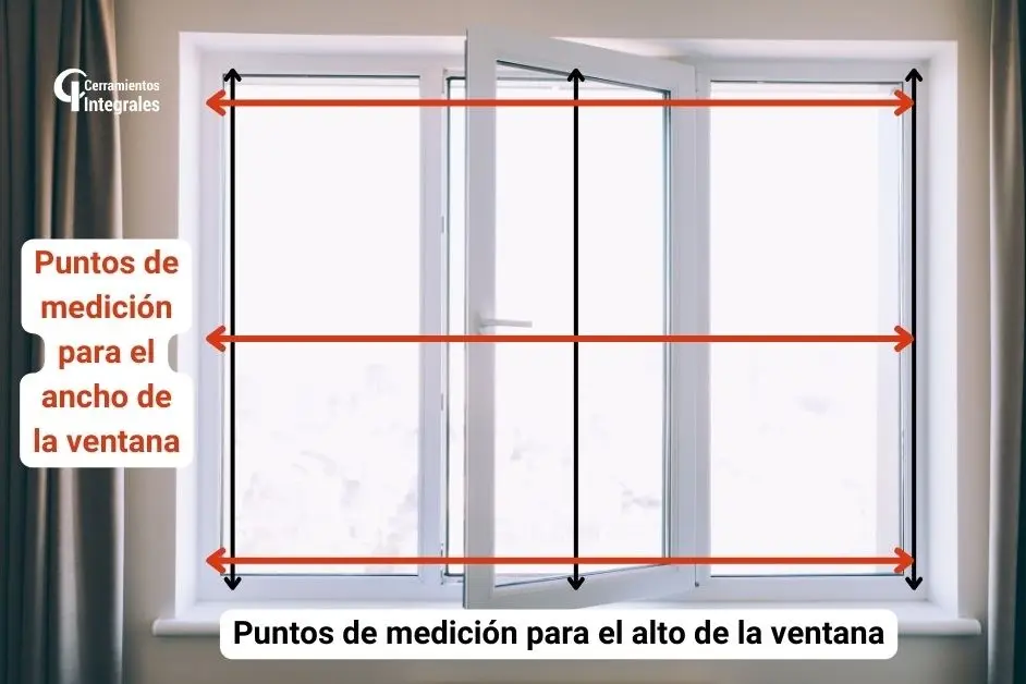 Cómo se mide correctamente una ventana